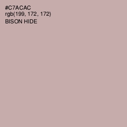 #C7ACAC - Bison Hide Color Image